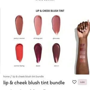 lip & cheek blush tint bundle